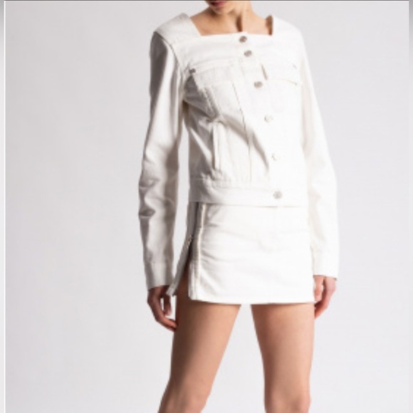 Givenchy Cream Denim Skirt - Picture 7 of 7
